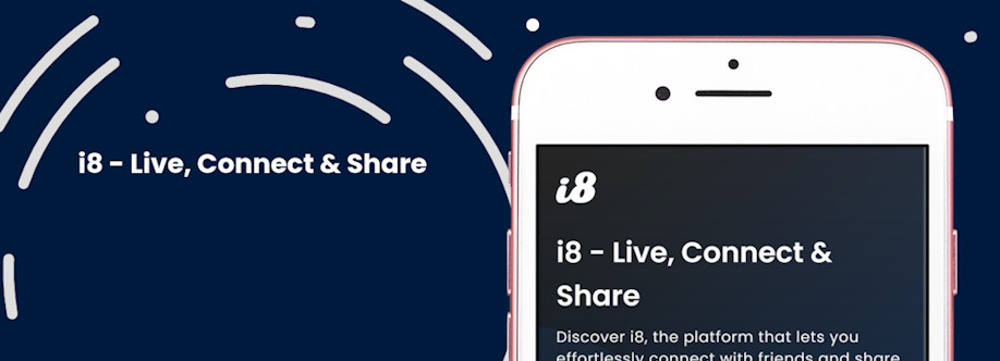 i8 - Live, Connect  Share Cover Image